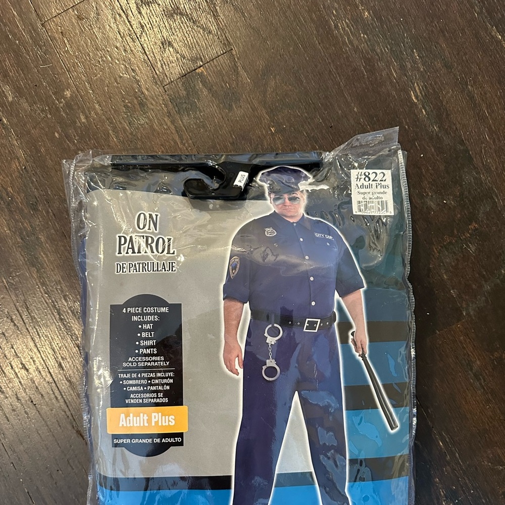 Adult plus size police officer Halloween costume